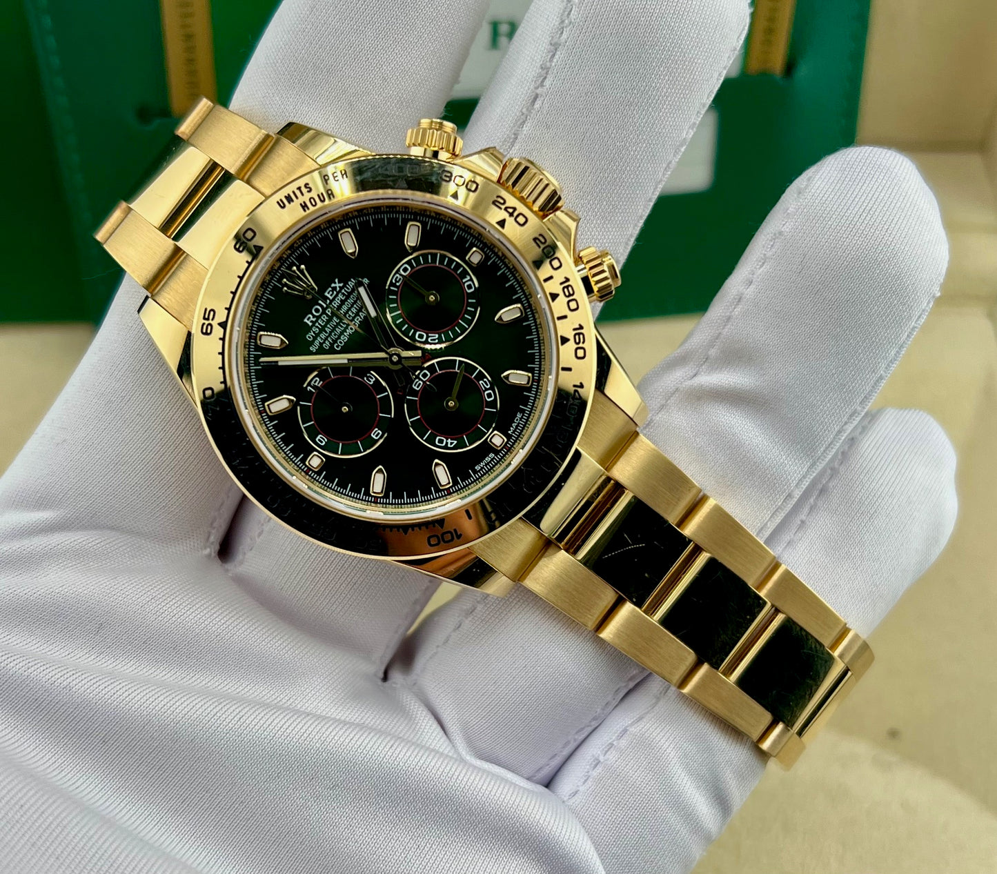 Rolex Daytona 116508 Green Dial 2020 Ita Full Set