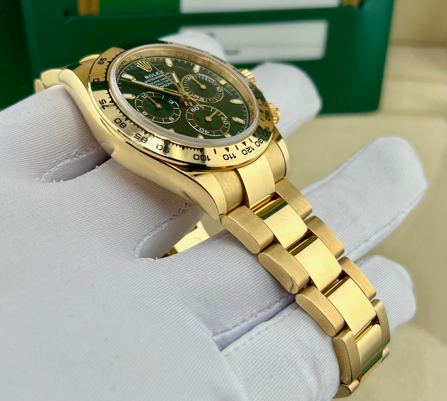 Rolex Daytona 116508 Green Dial 2020 Ita Full Set