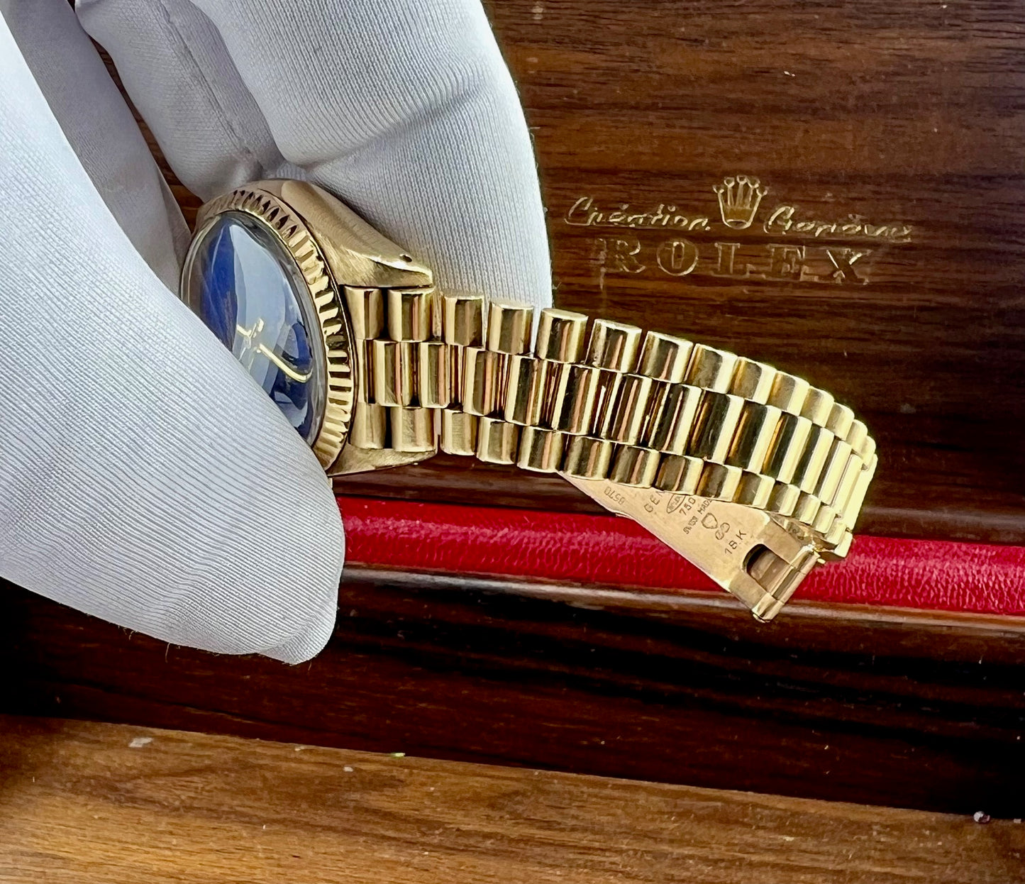 Rolex Lady-Datejust 6917 26mm Lapislazuli Dial President 1978