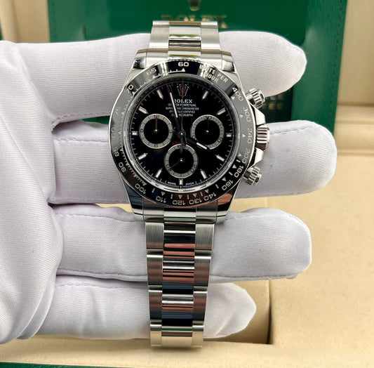 Rolex Daytona 126500LN Black Dial 2025 40mm
