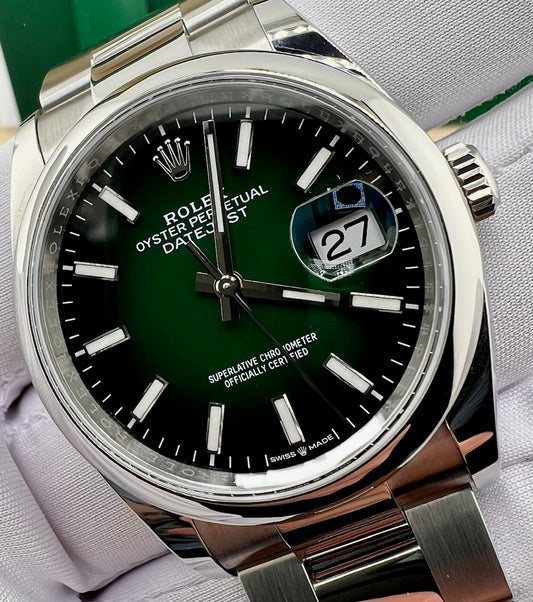 Rolex Datejust 36mm 126200 Ombrè Dial 2026 36mm Oyster
