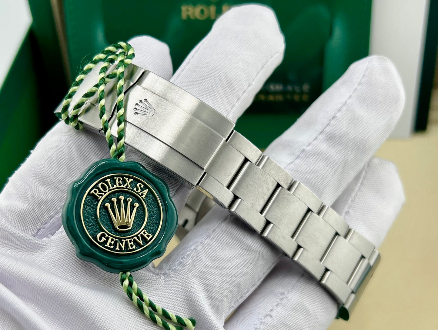 Rolex Oyster Perpetual Pistacchio Dial (2025) 41mm