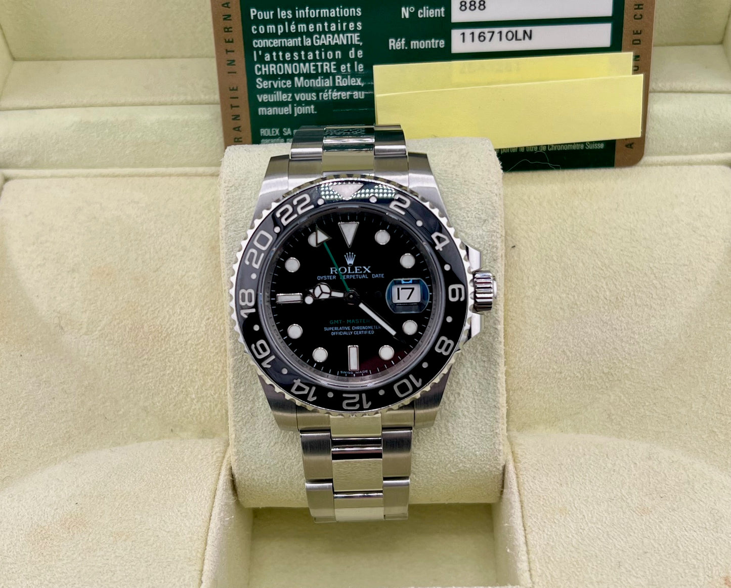 Rolex Gmt Master 116710LN 2008 Box&Paper (HK)