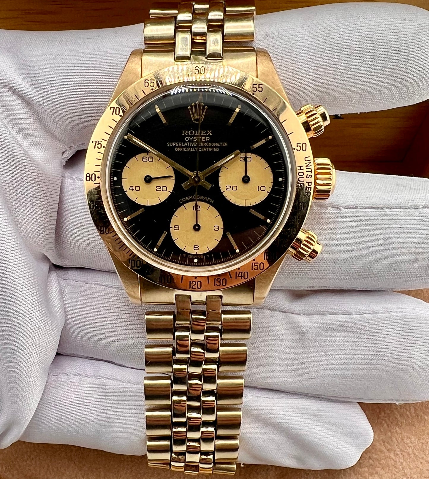 Rolex Daytona 6265 1977 14kt Jubilèe ''ovolini ''only watch