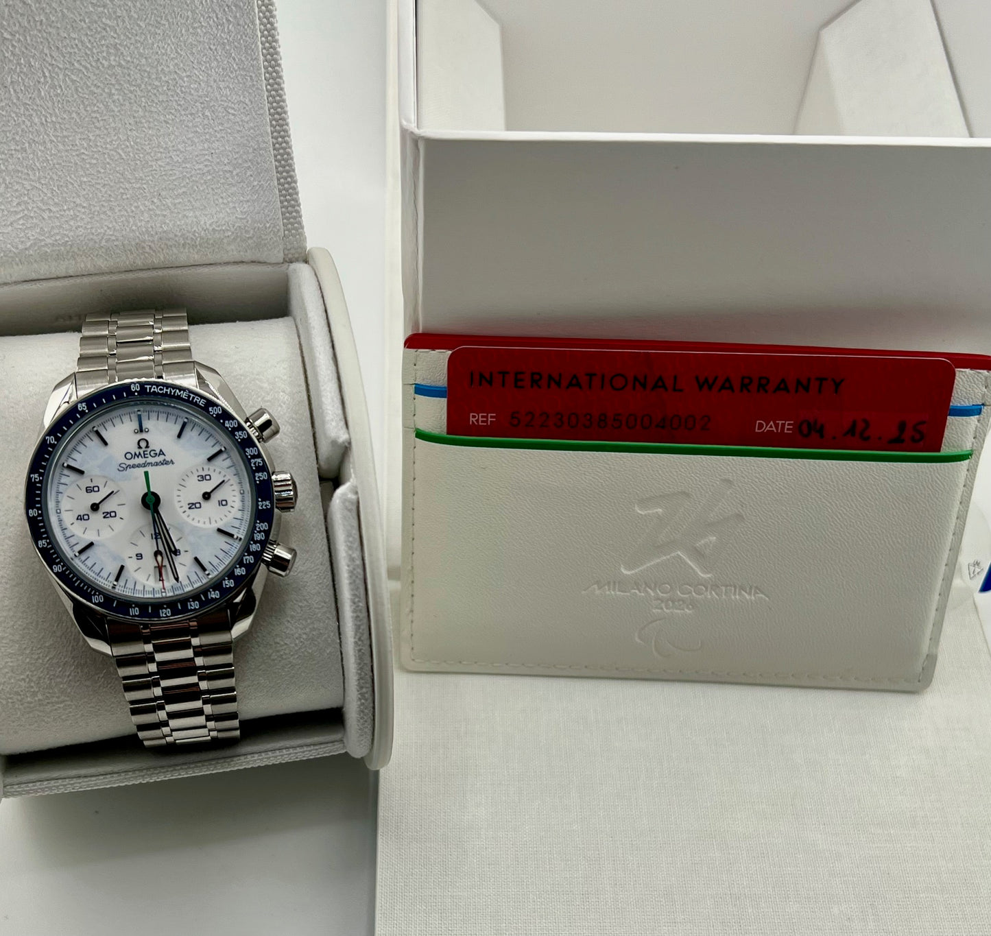 Omega 38 Speedmaster Milano Cortina 2026 NEW