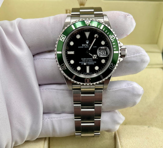 Rolex Submariner "Kermit" 16610LV 2005 Full Set Like New ITA