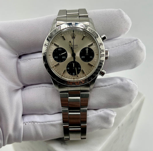 Rolex Daytona 6239 1966 37mm silver dial