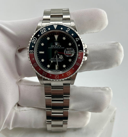 Rolex GMT-Master II 16710 Coke SEL NO HOLES 2003 solo orologio only watch
