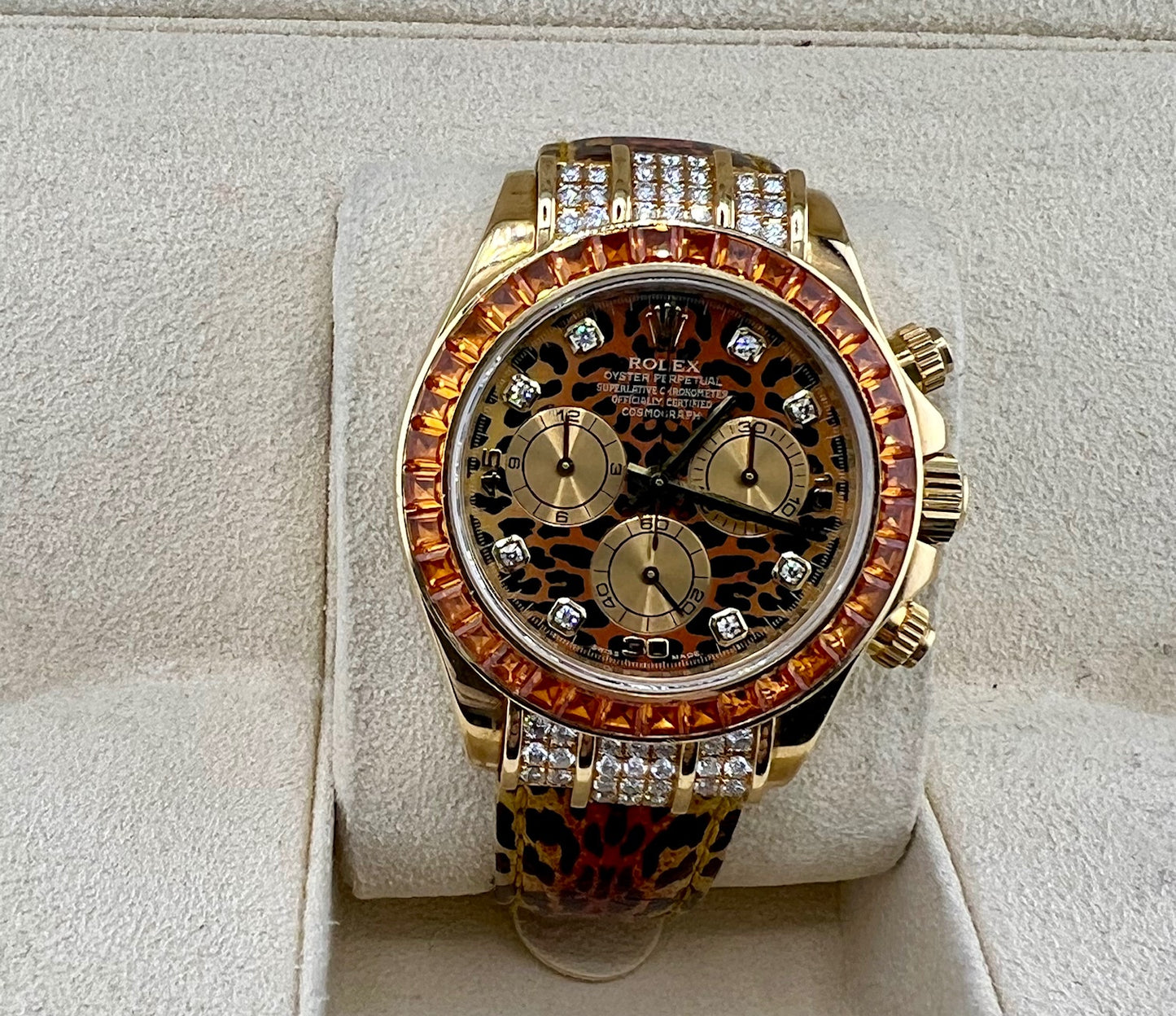Rolex Daytona 116598SACO Leopard Box&Paper 2007
