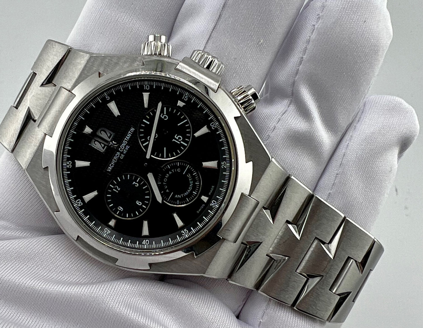 Vacheron Constantin Overseas Chronograph 49150 Black Dial