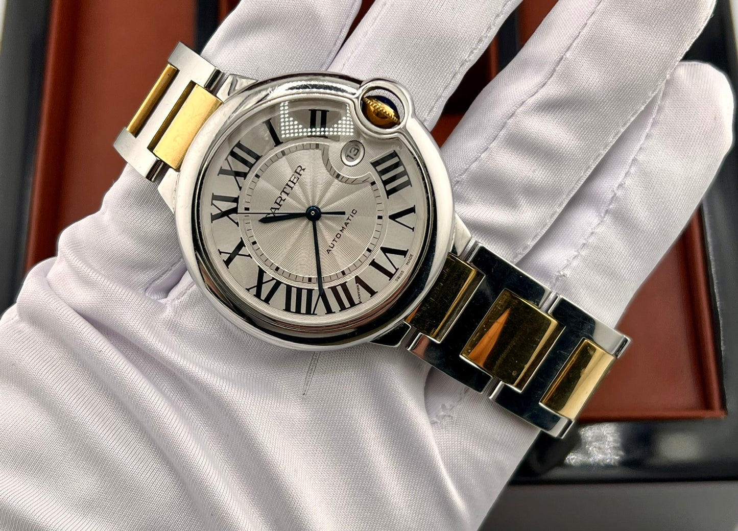 Cartier Ballon Bleu 42mm 3001 only watch solo orologio