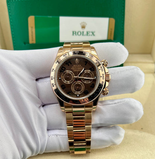 Rolex Daytona 116505 ''Chocolate'' 2017 Rose Gold UK