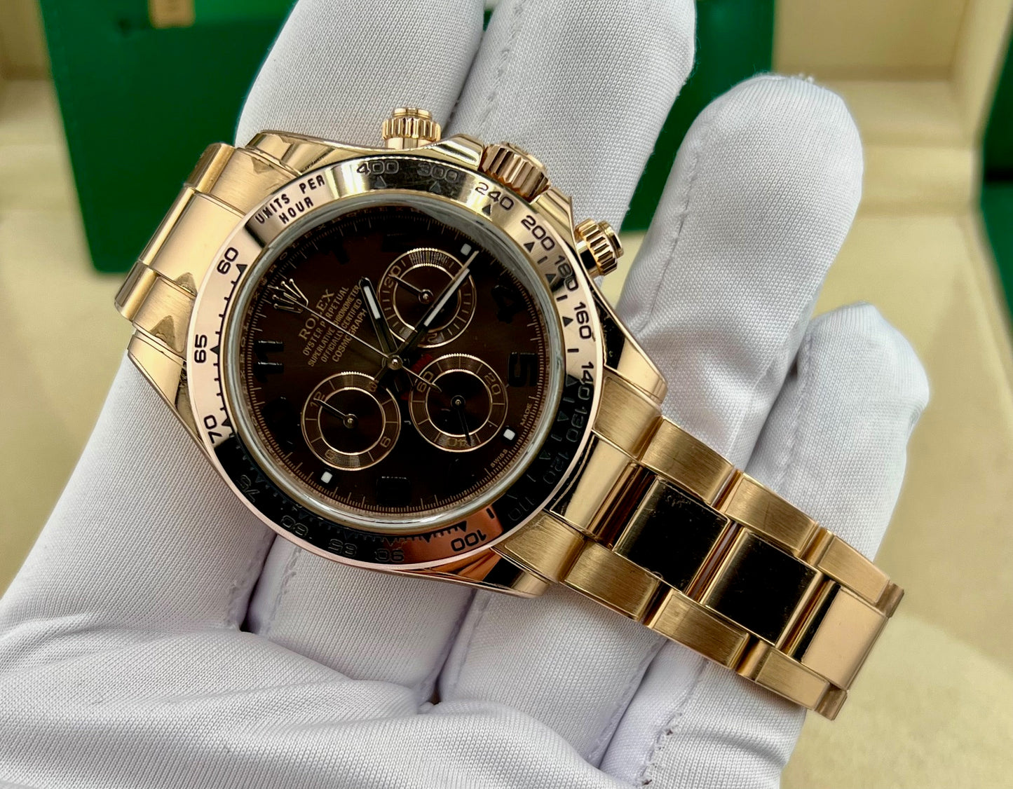 Rolex Daytona 116505 ''Chocolate'' 2017 Rose Gold UK