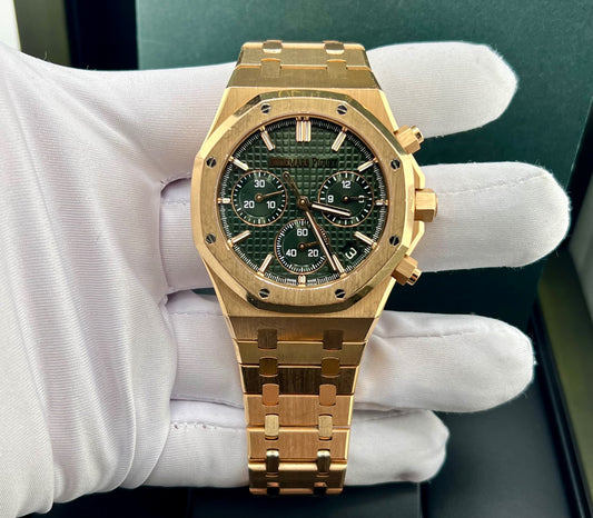 Audemars Piguet Royal Oak Chronograph 50th Anniversary 26240OR Green Dial 2022