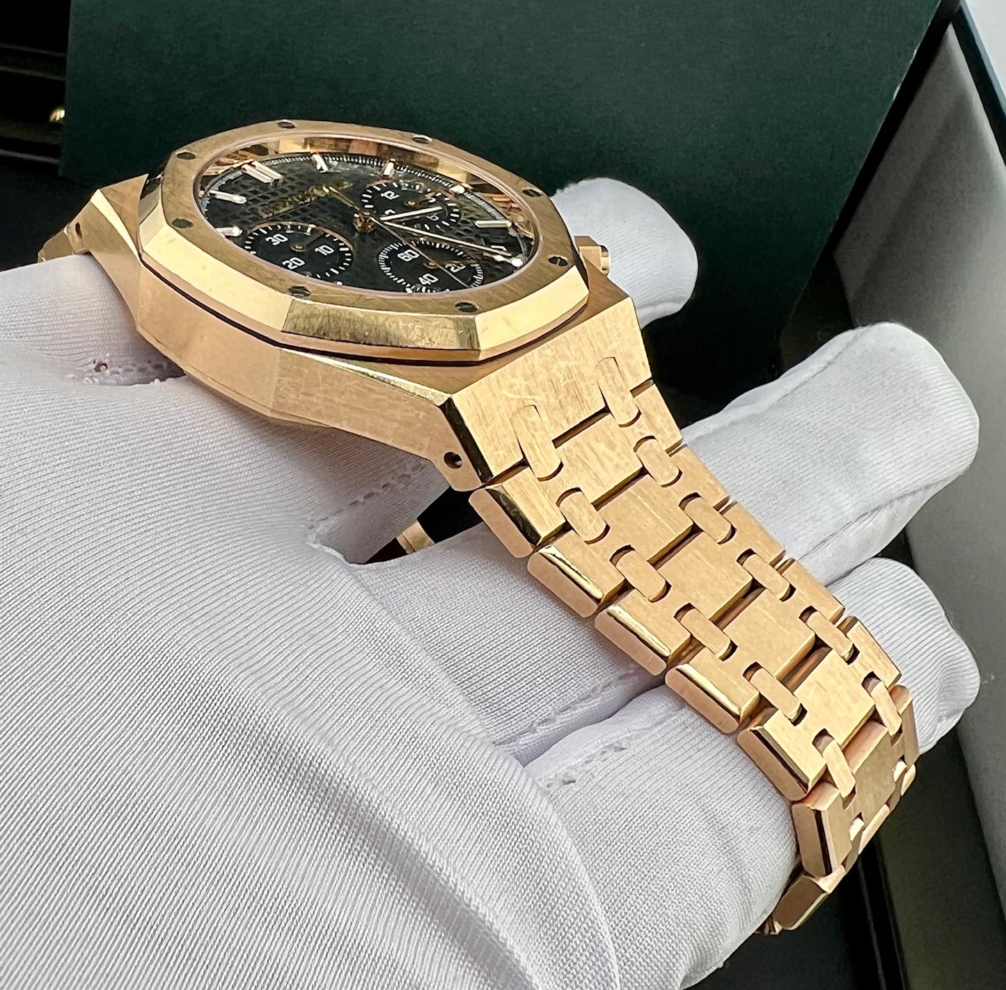 Audemars Piguet Royal Oak Chronograph 50th Anniversary 26240OR Green Dial 2022