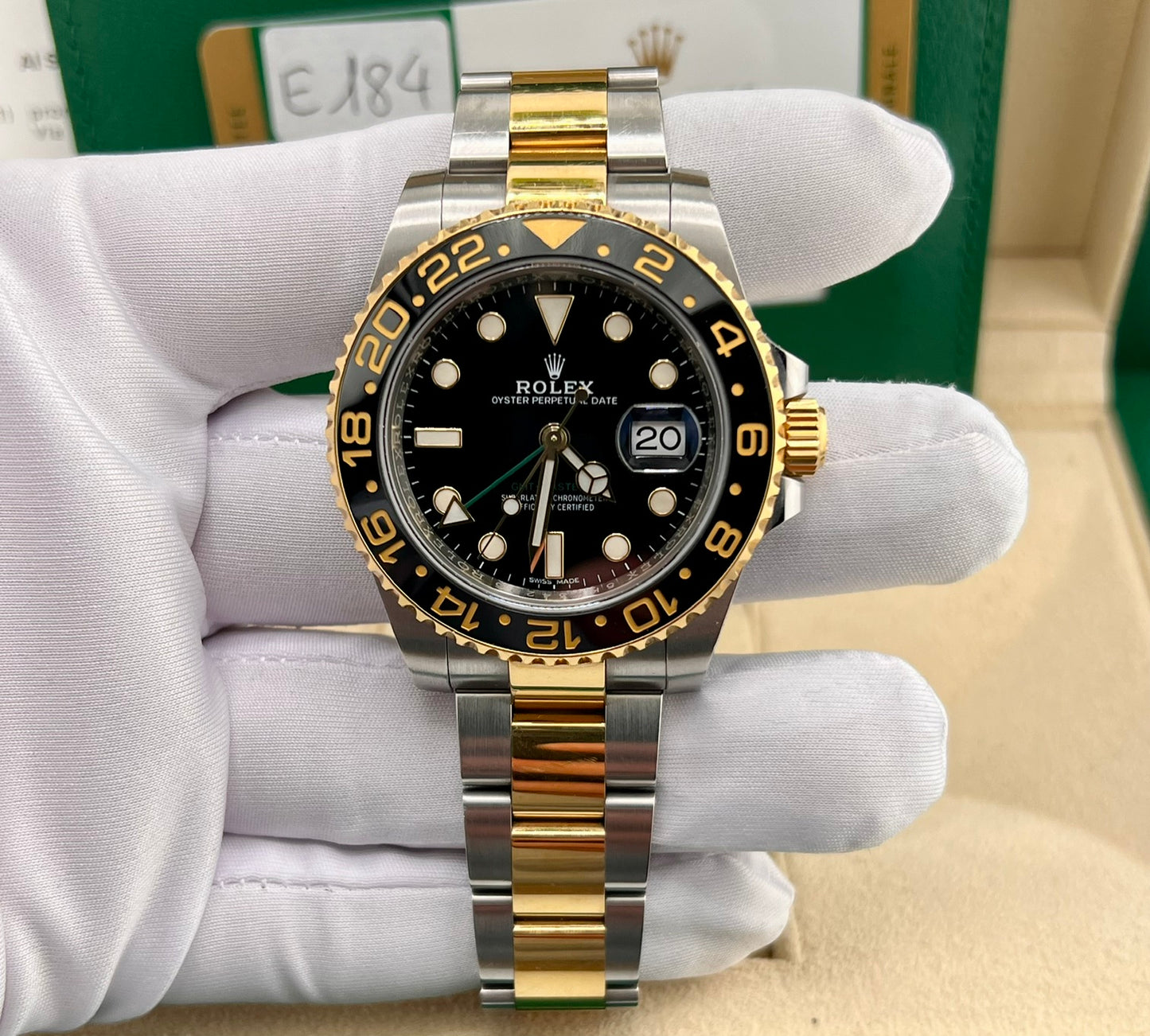 Rolex GMT-Master II 116713LN 2019 Ita Full Set 40mm