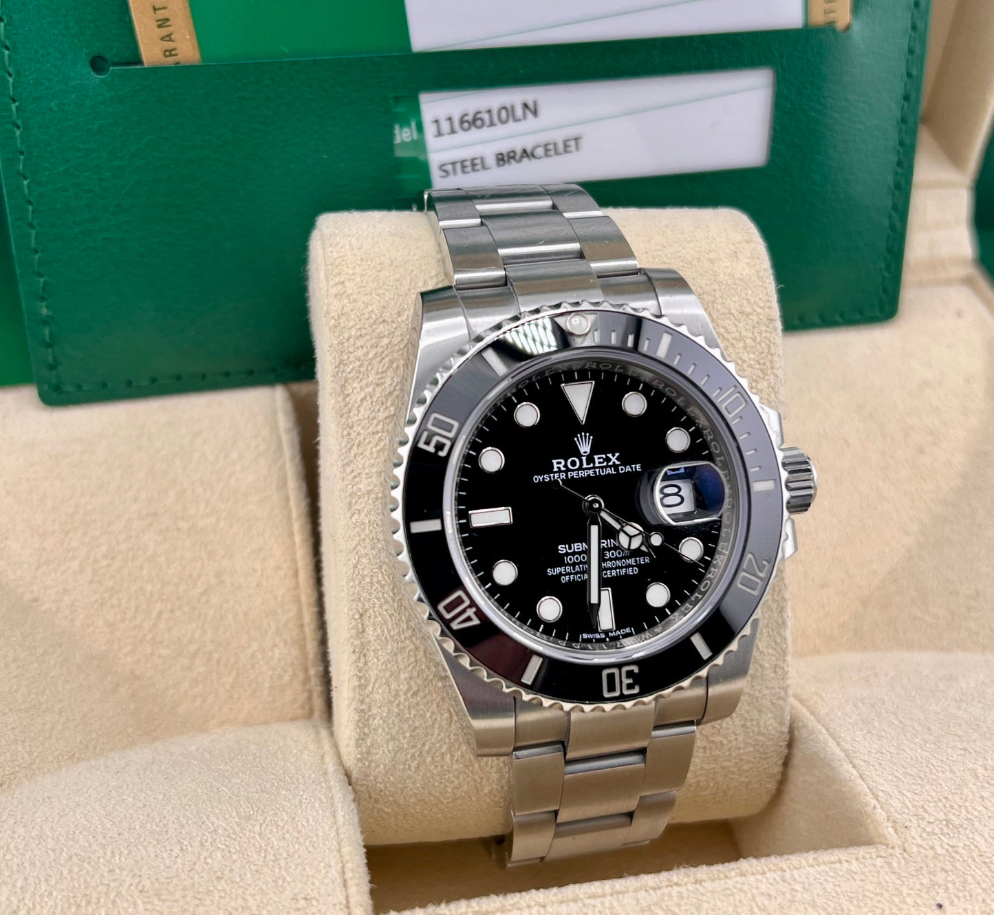 Rolex Submariner Date 40mm 116610LN 2019 Full Set Ita