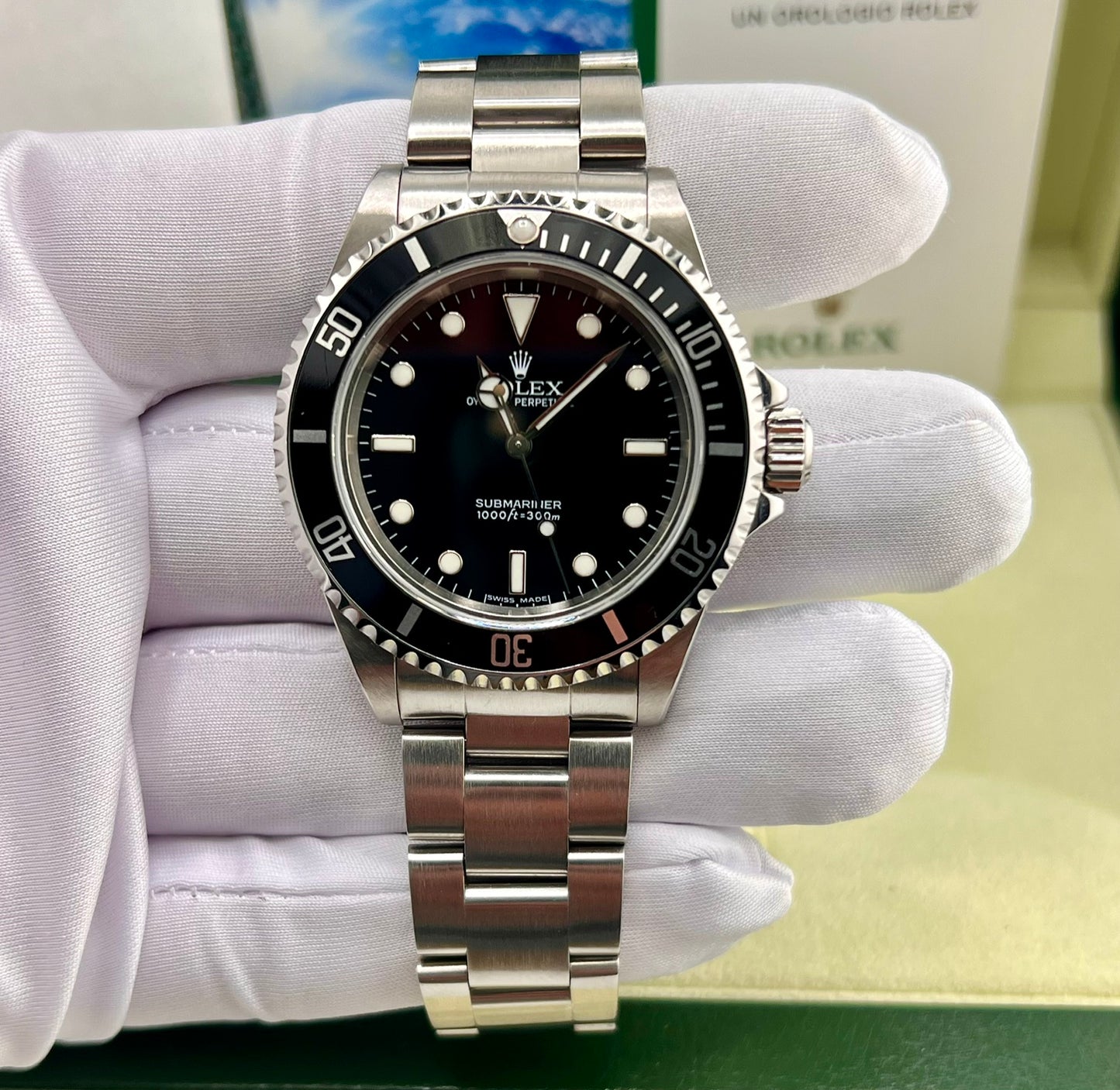 Rolex Submariner No date 14060M 2005 Box&Paper Ita + service 2018