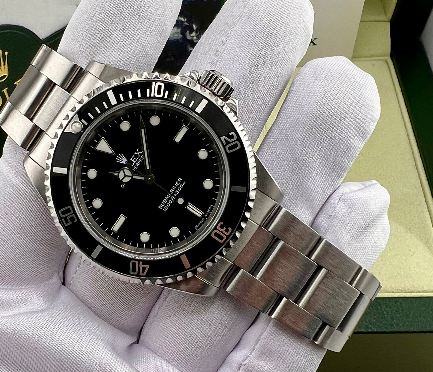 Rolex Submariner No date 14060M 2005 Box&Paper Ita + service 2018