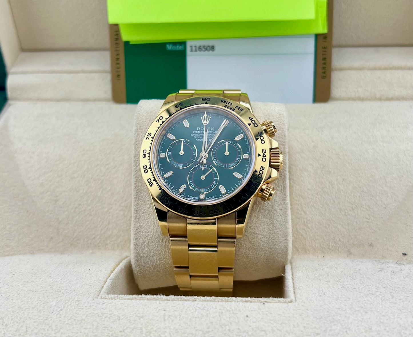 Rolex Daytona 116508 Green Dial 2017