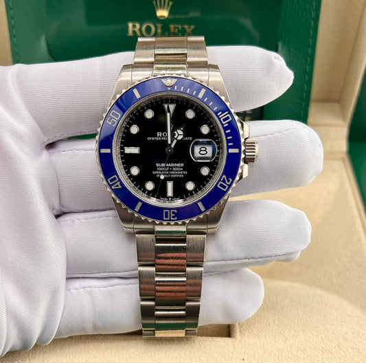Rolex Submariner Date 41mm 126619LB White Gold 10 links B&P