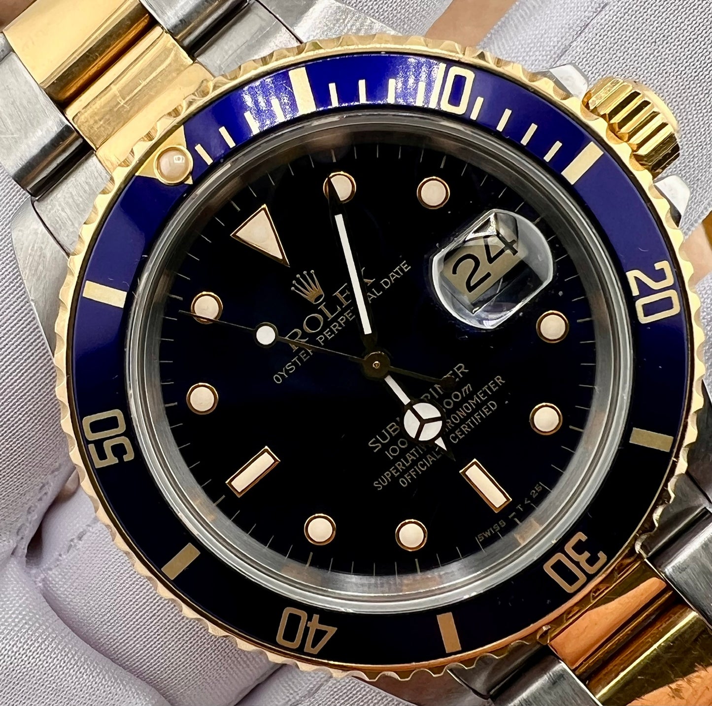 Rolex Submariner Date 16803 Blue Dial only watch 1987