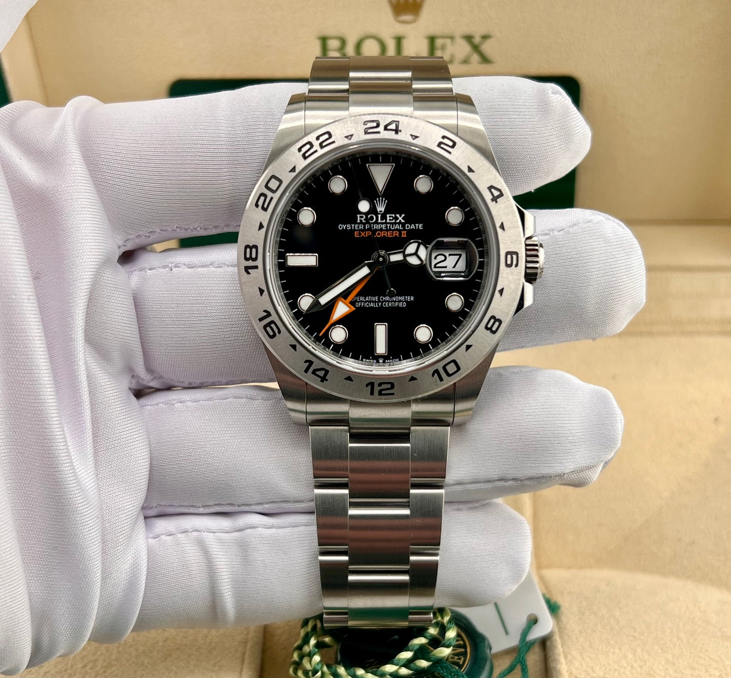 Rolex Explorer II 42mm 226570 Black Dial like new 2024