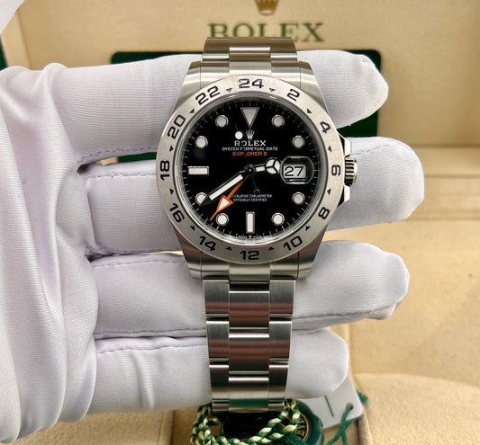 Rolex Explorer II 42mm 226570 Black Dial like new 2024
