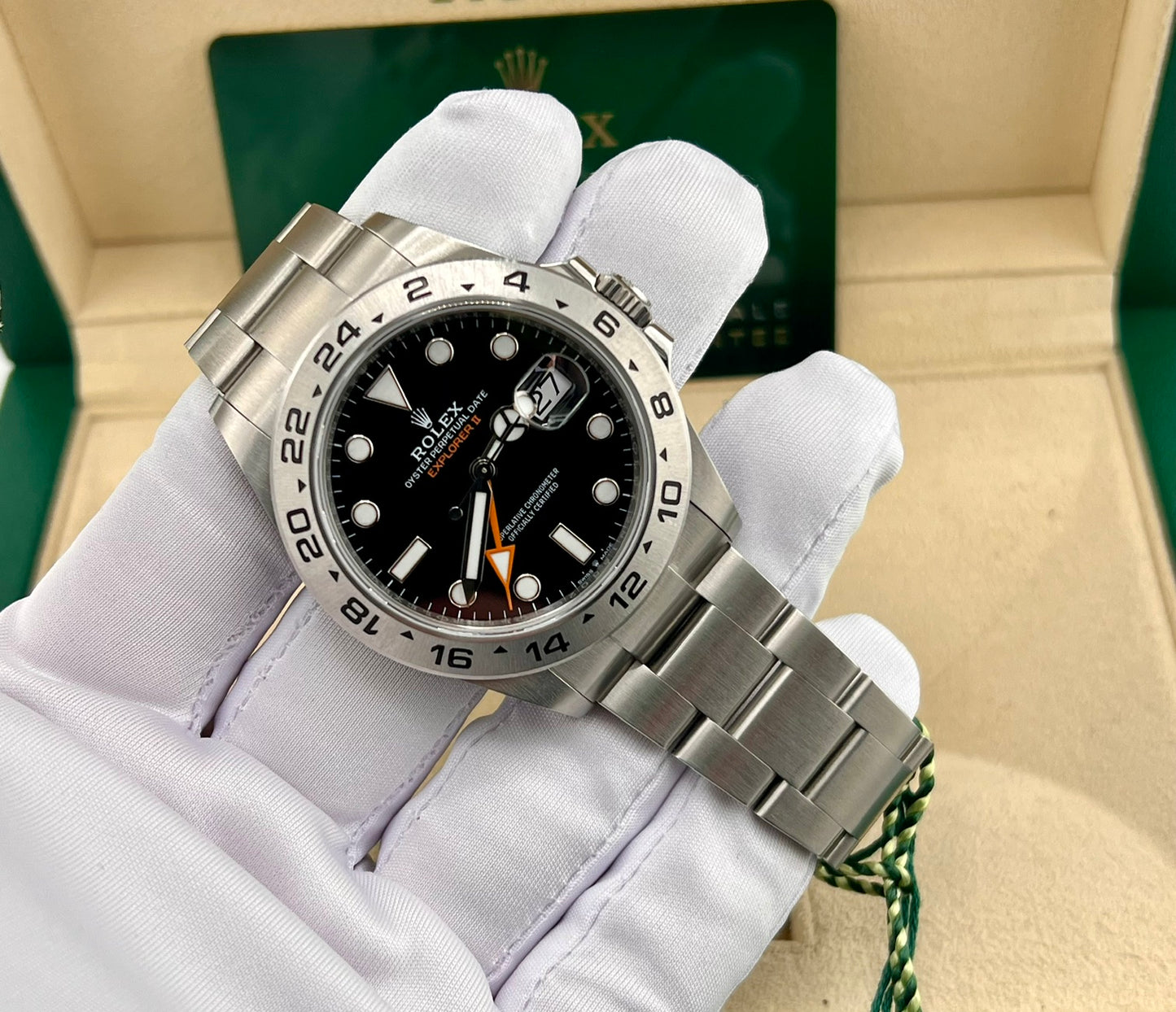 Rolex Explorer II 42mm 226570 Black Dial like new 2024