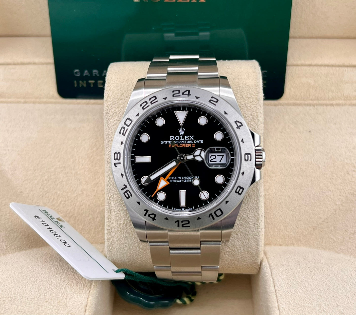 Rolex Explorer II 42mm 226570 Black Dial like new 2024