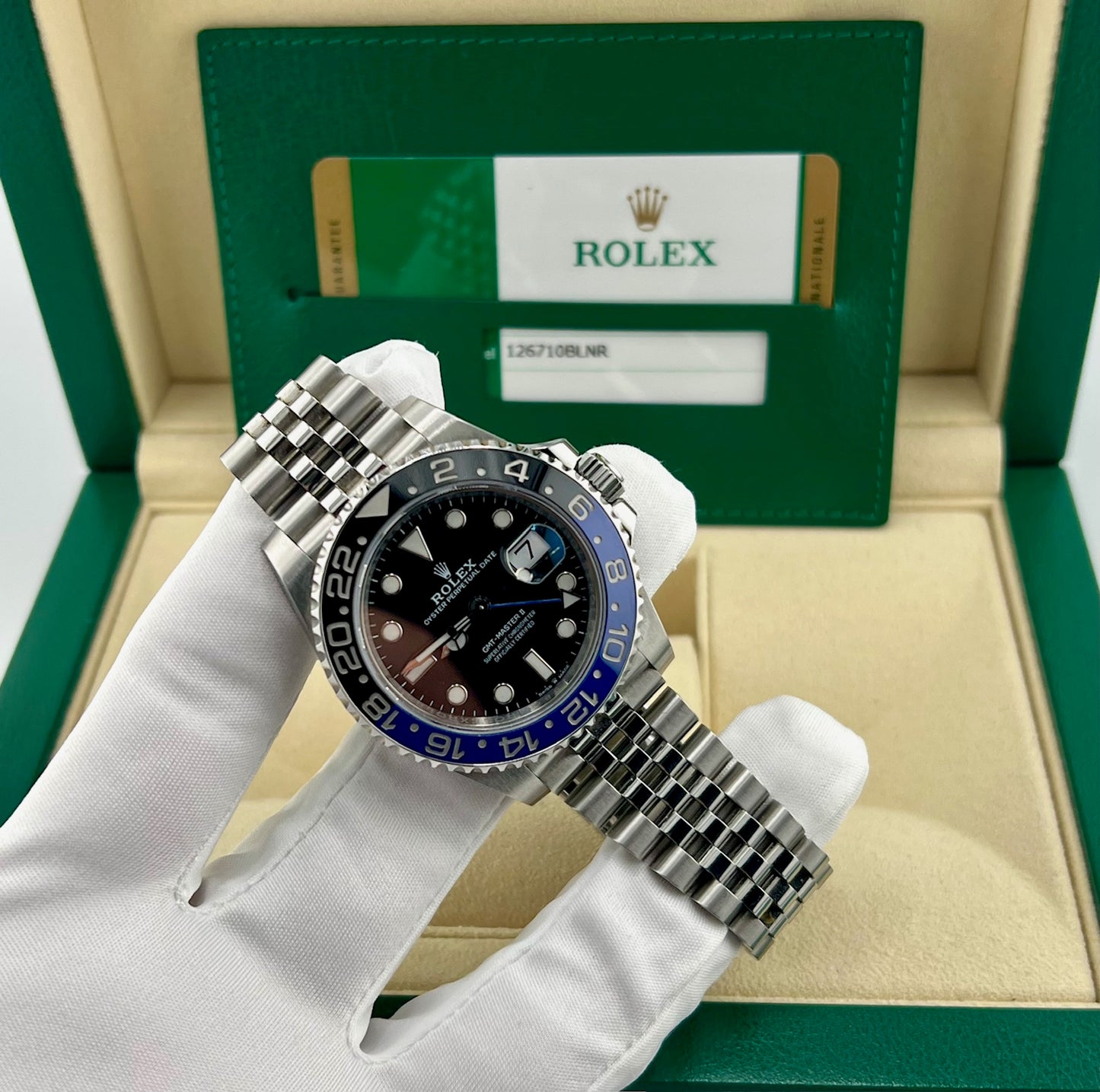 Rolex GMT-Master II ''Batman'' 126710BLNR Jubilèe 2020 Giappone