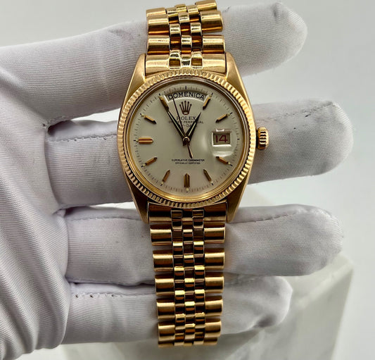 Rolex Day-Date 36mm 6611 1956 Jubilèe only watch Raro oro rosa