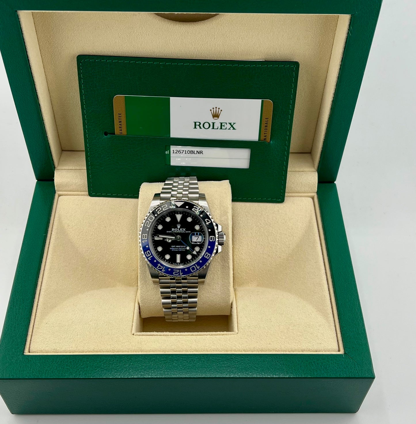 Rolex GMT-Master II ''Batman'' 126710BLNR Jubilèe 2020 Giappone