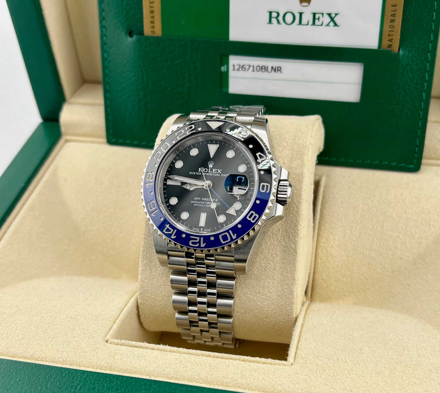 Rolex GMT-Master II ''Batman'' 126710BLNR Jubilèe 2020 Giappone