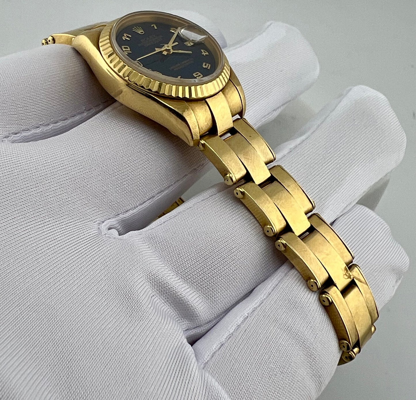 Rolex Lady-Datejust 69178 26mm Blue Dial Oyster 1992 only watch