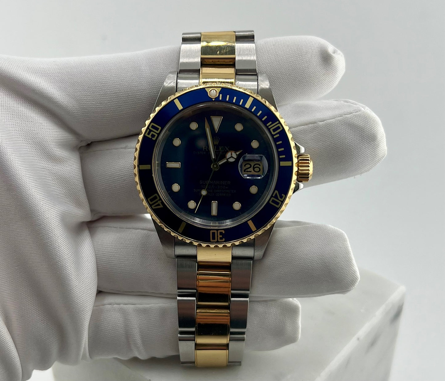 Rolex Submariner Date 16613 Blue Dial Ser.Z 2006 only watch solo orologio