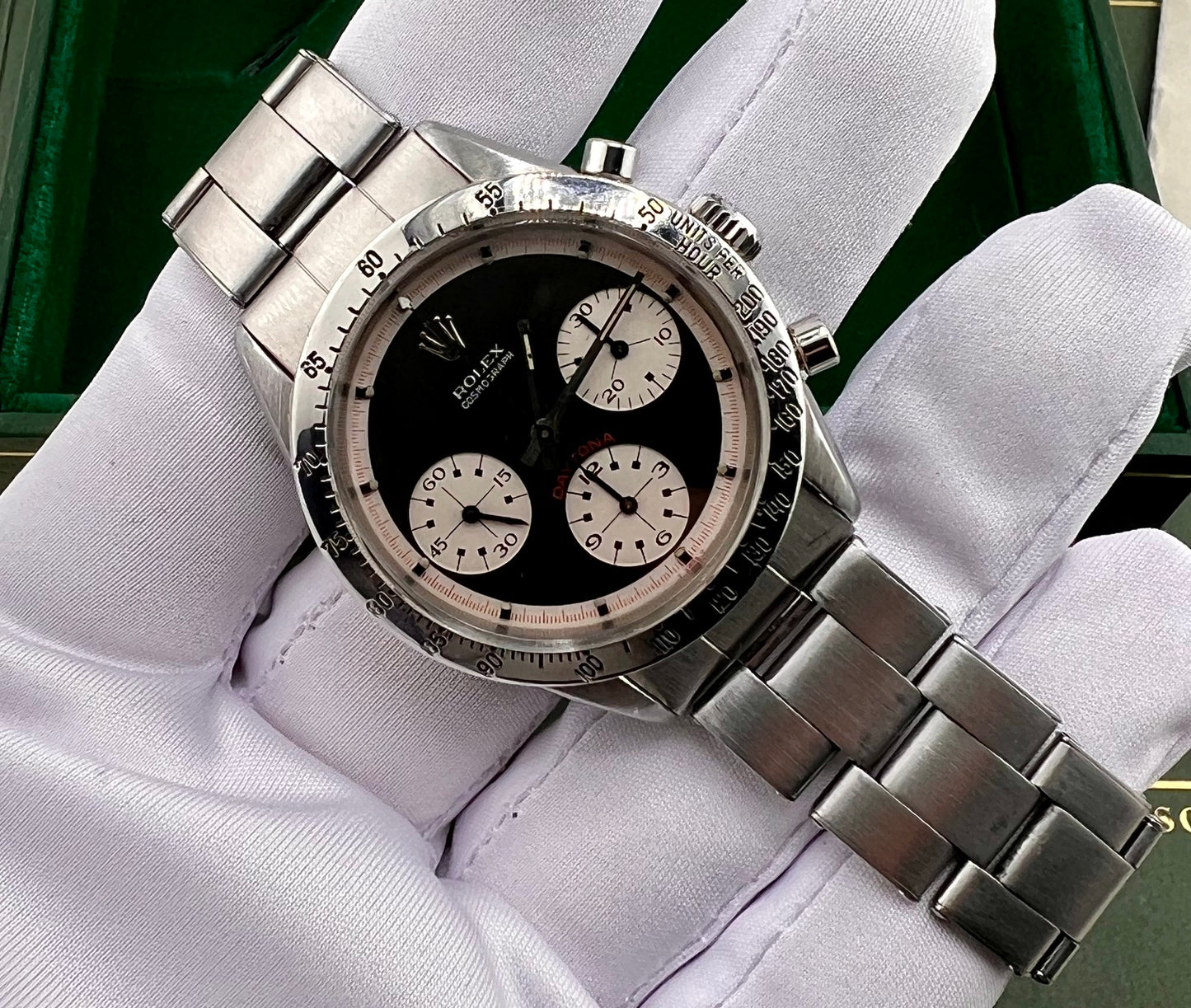 Rolex Daytona 6239 Paul Newman 1967 Box&Paper + Expertise