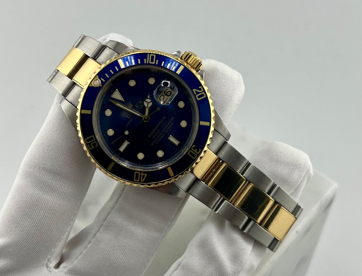 Rolex Submariner Date 16613 Blue Dial Ser.Z 2006 only watch solo orologio