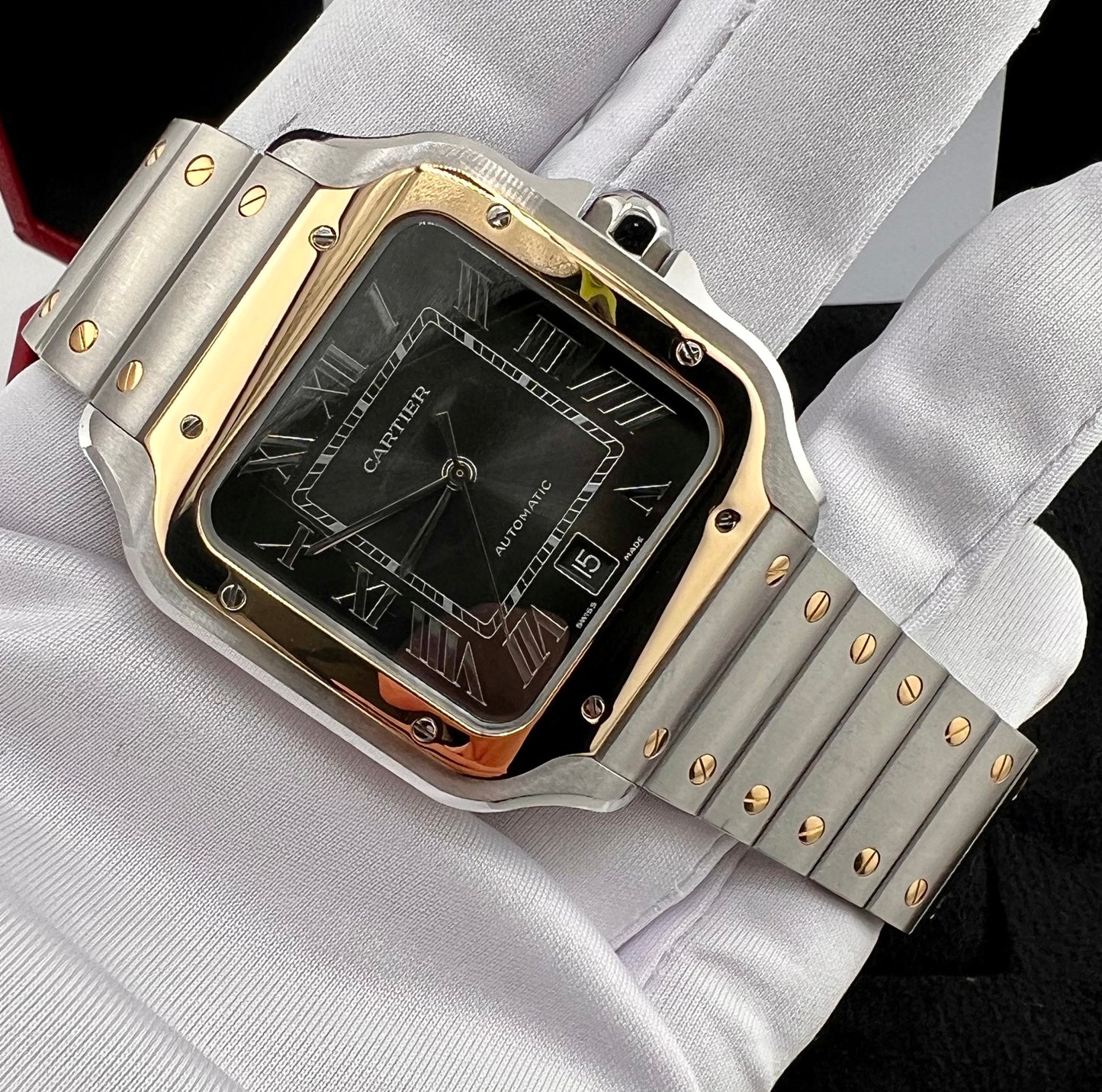 Cartier Santos De Cartier Grey Dial 2024 W2SA0030