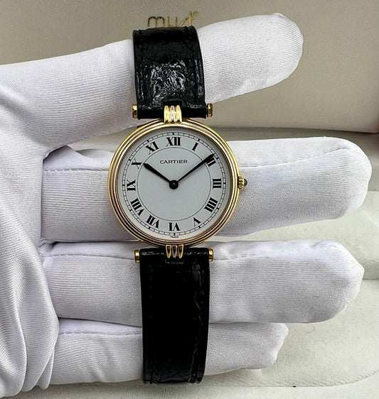 Cartier Vendome Trinity 81003 30mm Quartz Yellow Gold