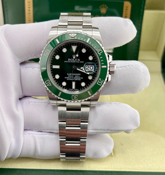 Rolex Submariner Date ''HULK'' 116610LV 2011 Ita full set
