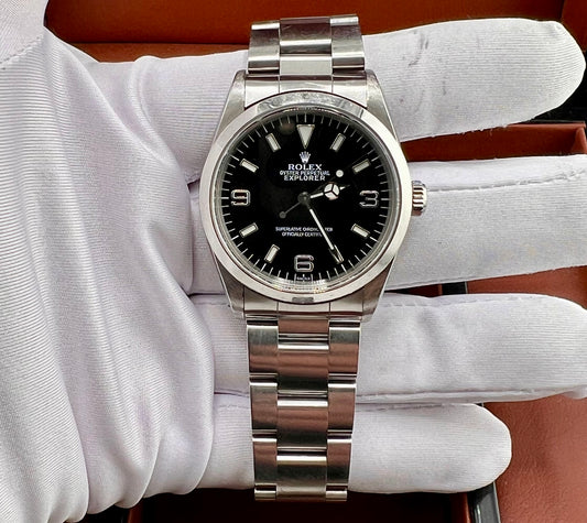 Rolex Explorer I 14270 36mm only watch 1999 ''Swiss'' only