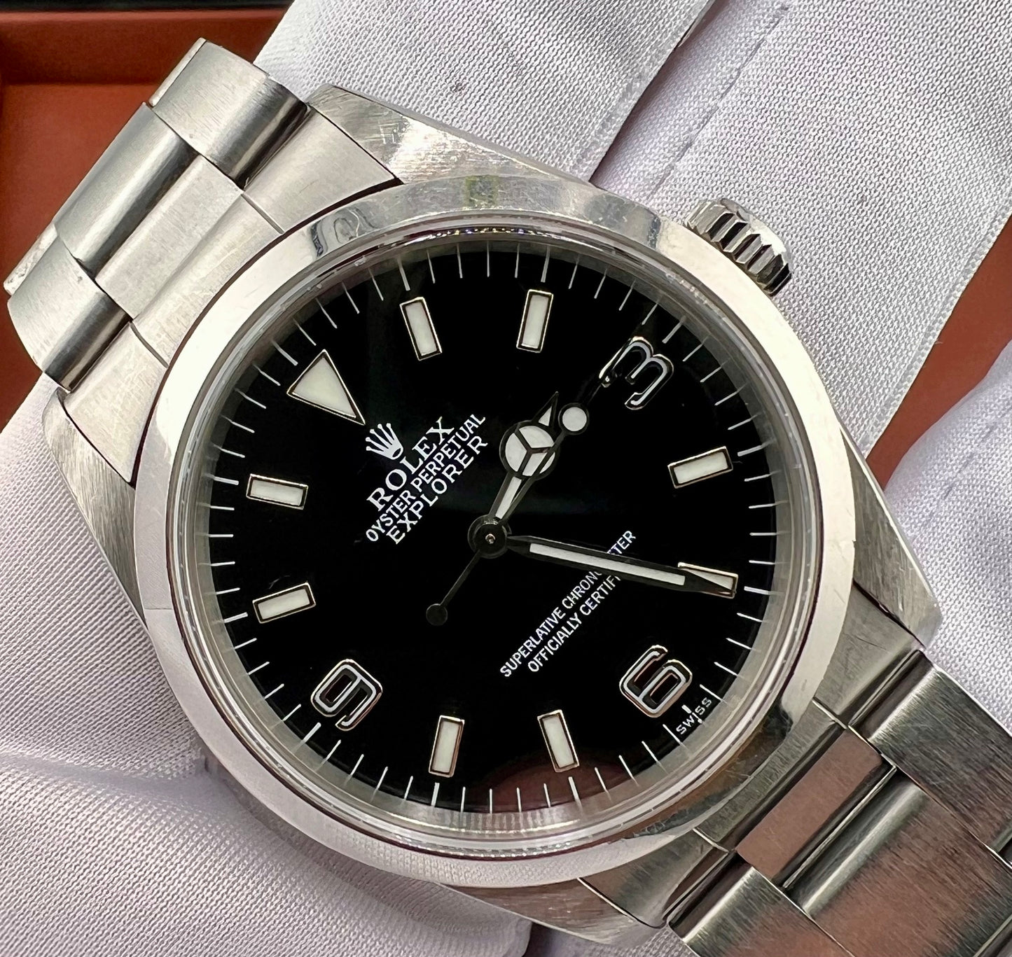 Rolex Explorer I 14270 36mm only watch 1999 ''Swiss'' only