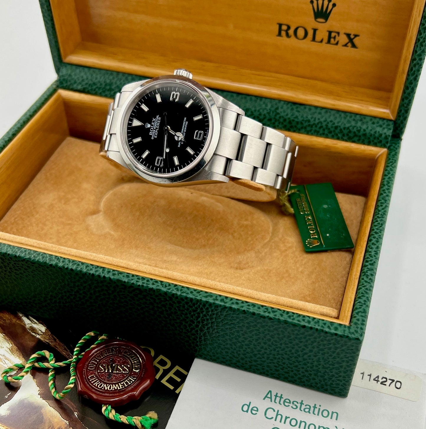 Rolex Explorer I 114270 36mm Full Set 2003 Ita