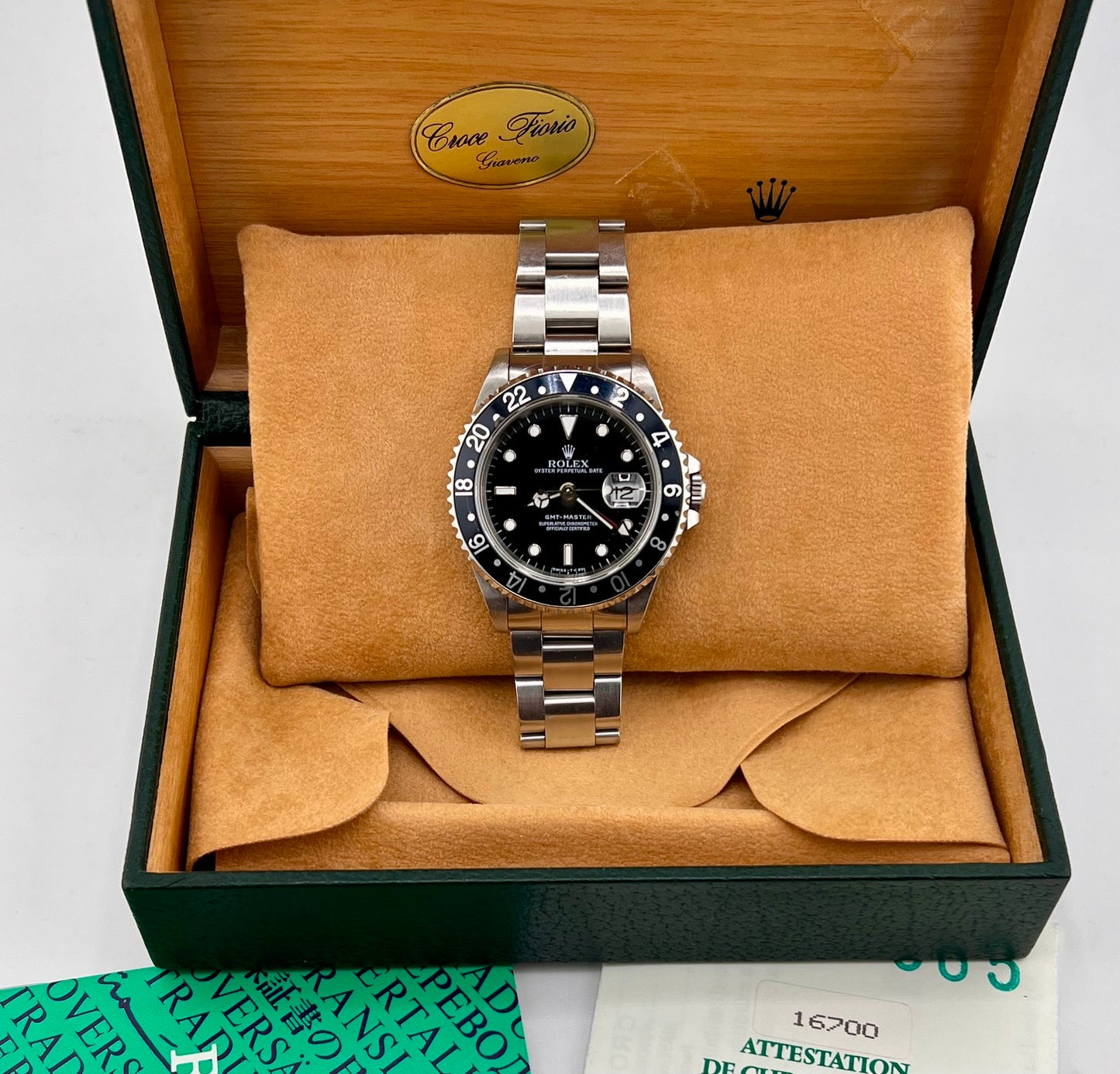 Rolex GMT-Master I 16700 Box&Paper Ita 1996
