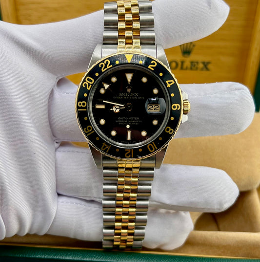 Rolex GMT-Master 16753 Black Dial Jubilèe 1986 No Paper