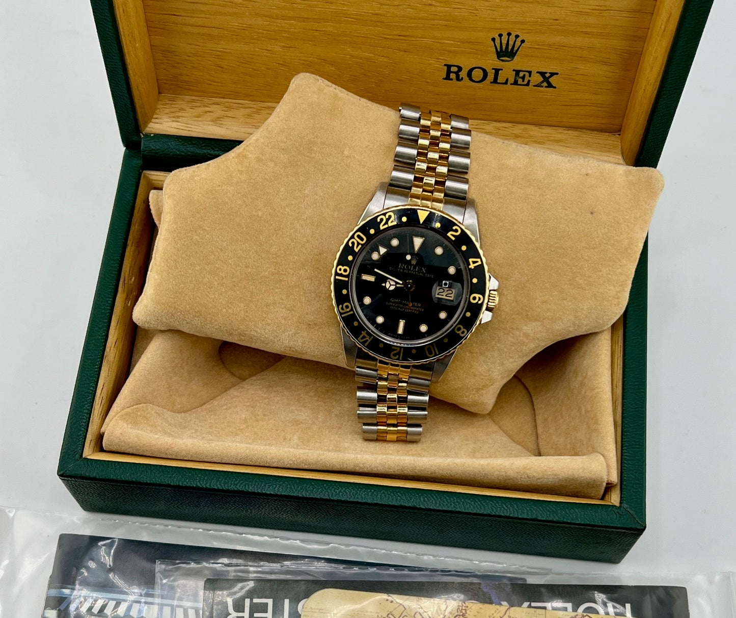Rolex GMT-Master 16753 Black Dial Jubilèe 1986 No Paper