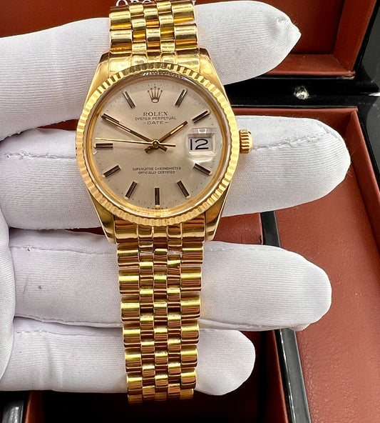 Rolex Oyster Perpetual Date 34mm 15038 Jubilèe 1981 only watch