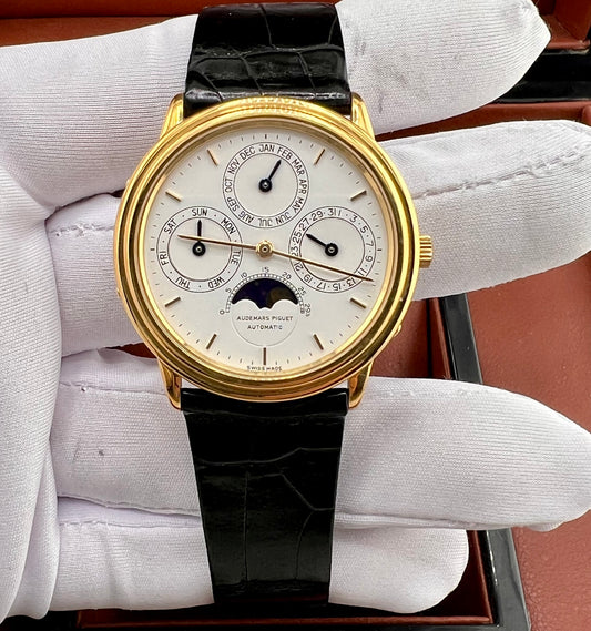 Audemars Piguet Quantieme Perpetual Calendar 25657BA Full Set 36mm