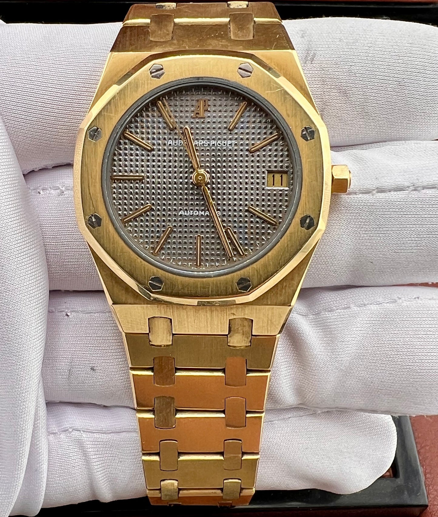 Audemars Piguet Royal Oak 4100BA Yellow Gold 35mm Automatic full set